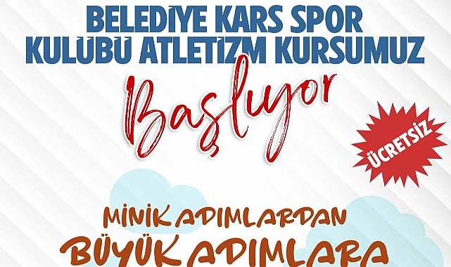 Kars Belediyesi atletizm kursu açacak