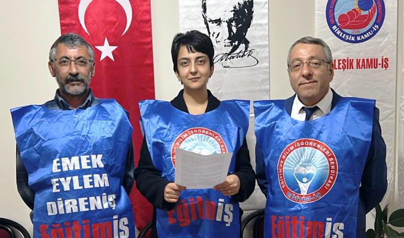 Eğitim-İş: "Öğretmenlik Meslek Kanununu kabul etmiyoruz"