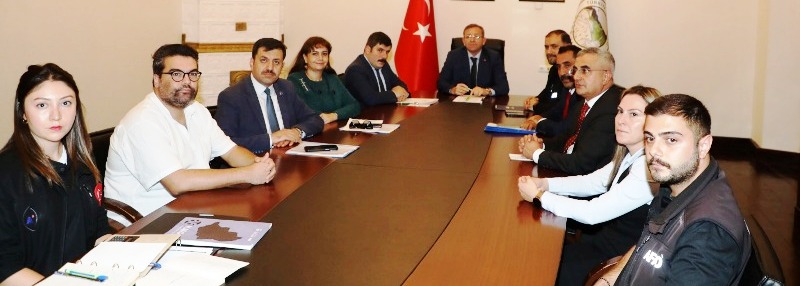 Kars'ta afet risklerinin azaltılması için toplantı yapıldı