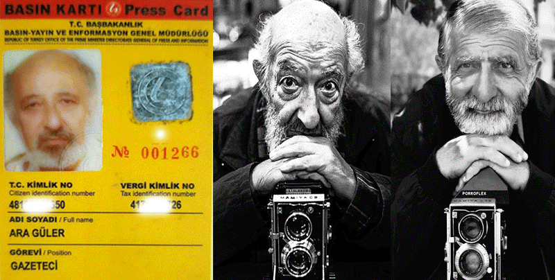 Öztürkkan ile Miricanyan, Ara Güler'i bu kare ile andı