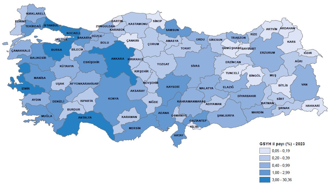 Kars’ta GSYH kişi başına 153 bin 764 TL olarak gerçekleşti