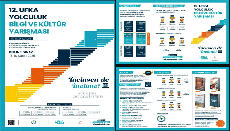 Ufka Yolculuk Bilgi ve Kültür Yarışmaları başlıyor