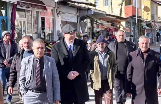 Milletvekili Alp ilçe ziyaretlerinde