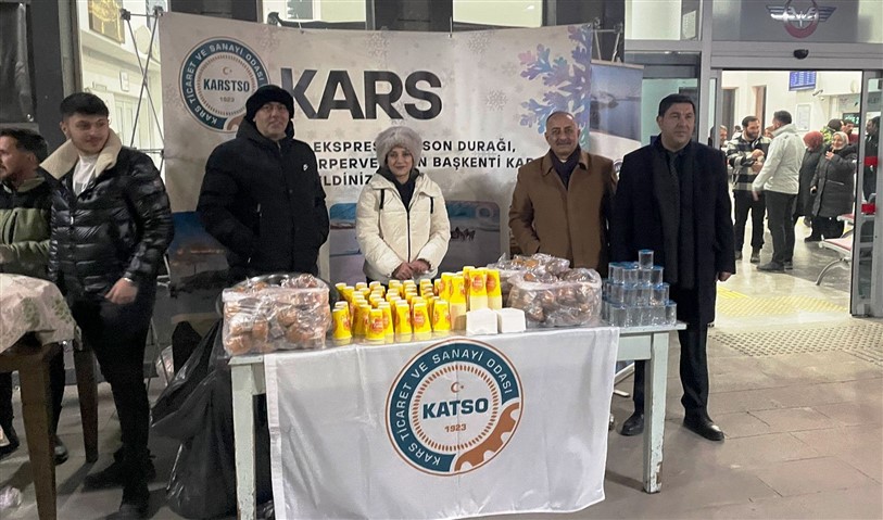 KATSO'dan Turistik Doğu Ekspresi yolcularına sıcak karşılama