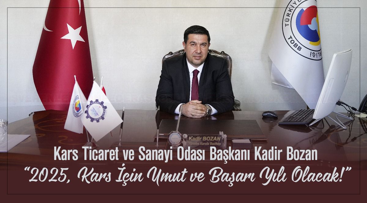 Başkan Bozan Kars halkının yeni yılını kutladı