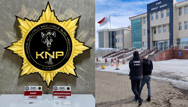 Kars'ta uyuşturucu satıcısı şahıs tutuklandı