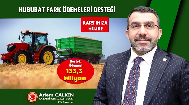 Karslı çiftçiye hububat destek ödemeleri müjdesi