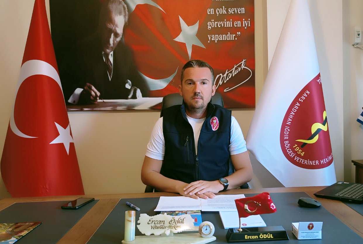 Kars VHO Başkanı Ödül, şap hastalığı hakkında bilgi verdi