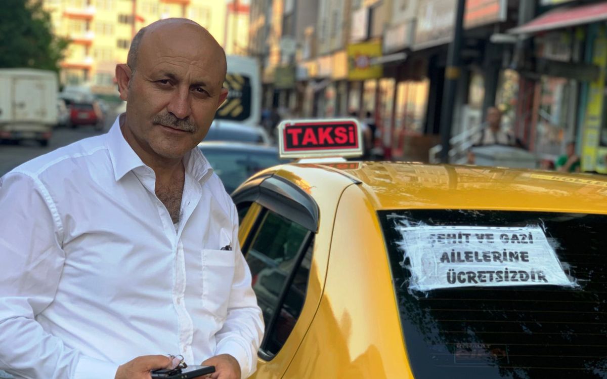 Kars’ta taksiciler şehit ve gazi ailelerine ücretsiz hizmet verecek