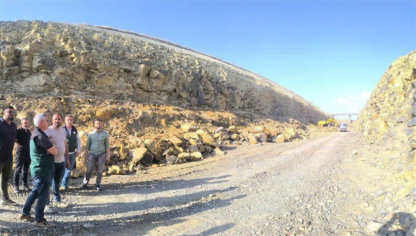 Koçköy Barajı sulama ikmali inşaat çalışmaları devam ediyor