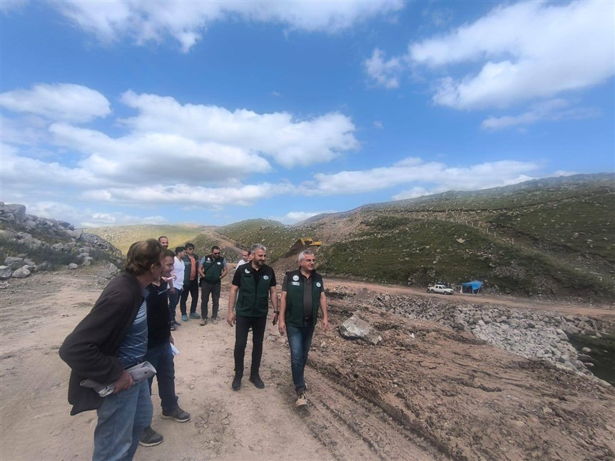 Bölge Müdürü Kotan, çalışmaları yerinde inceledi