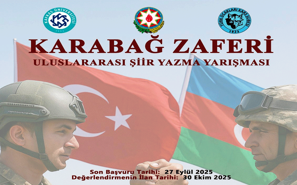 KAÜ'de “Karabağ Zaferi” konulu uluslararası şiir yazma yarışması düzenlenecek