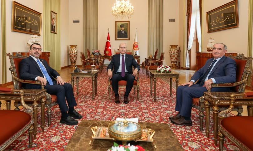 Çalkın ve Kapu, Numan Kurtulmuş'u ziyaret etti