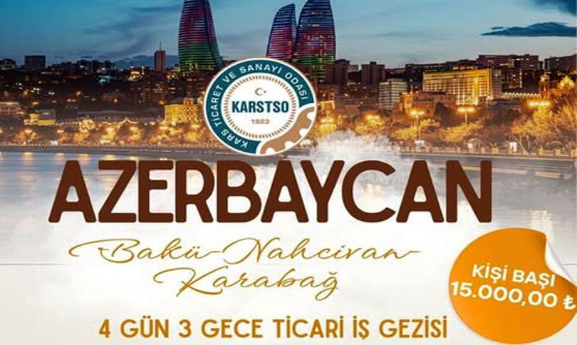 Kars’tan Azerbaycan’a iş gezisi