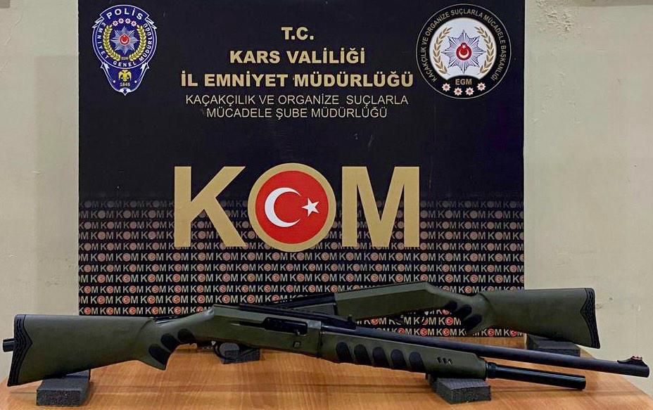 Kars’ta drone destekli ruhsatsız silah operasyonu