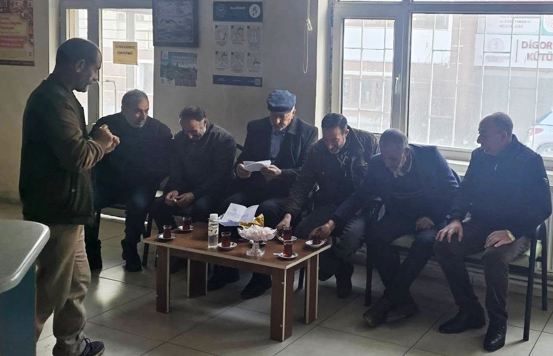 Digor’da, Çiftçi Kayıt Sistemi mesaisi