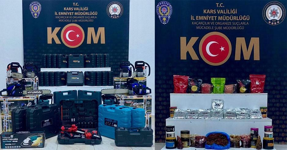 Kars’ta kaçakçılık operasyonu