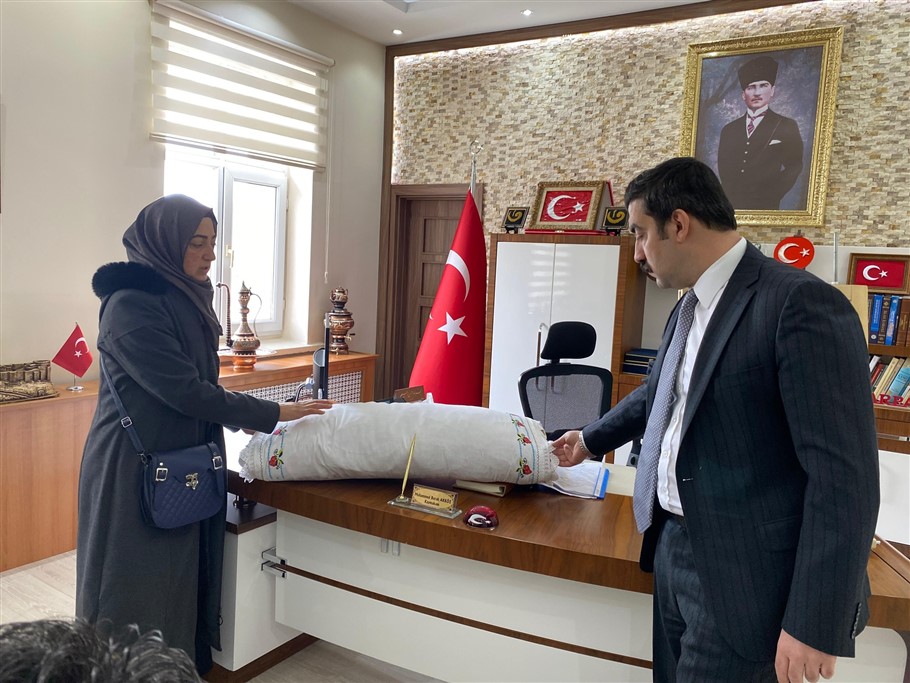 Arpaçay’da “Kadının eli tarihin dili" projesi hayat buluyor