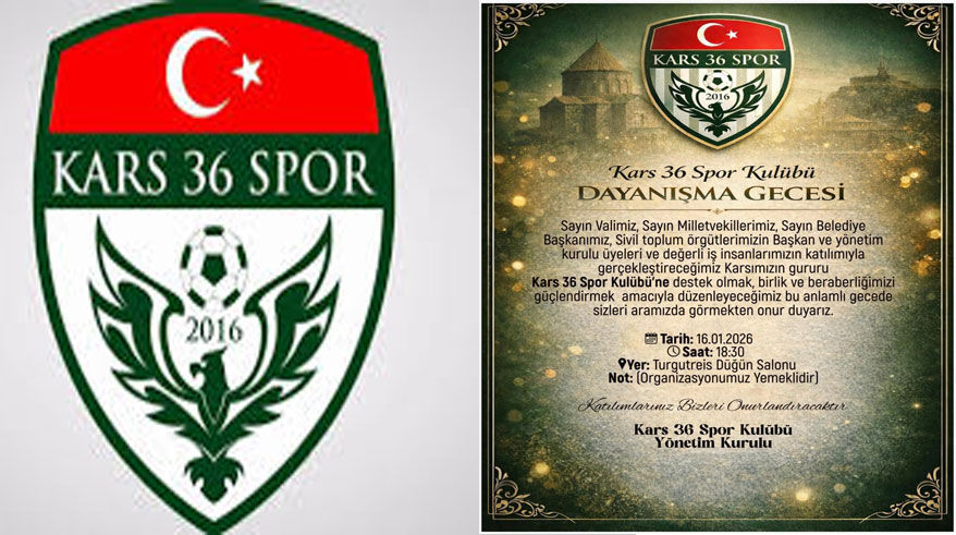 Kars 36 Spor için destek gecesi düzenlenecek