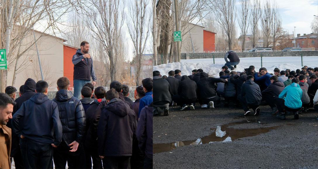 Öğrenciler deprem konusunda bilinçlendirildi