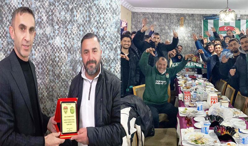 Kars 36 Spor taraftarları, iftar tadında buluştu
