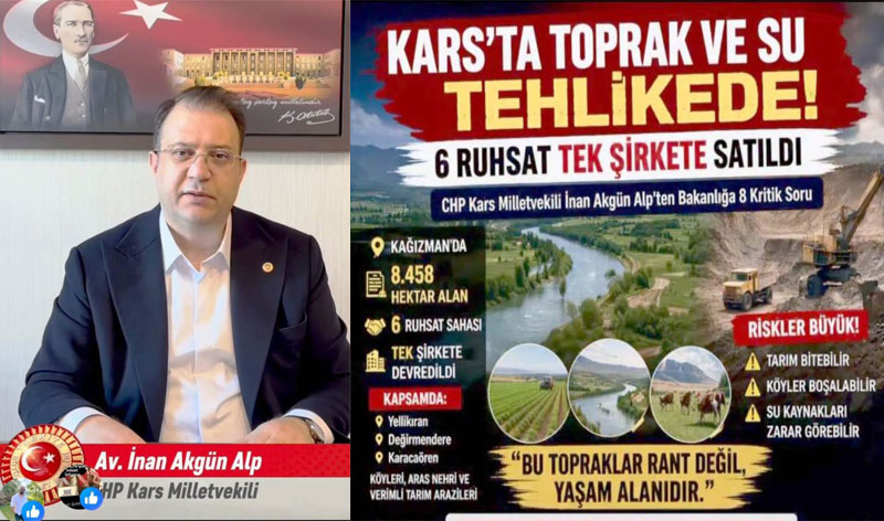 Alp: Kars’ta 84.500 dönüm maden alanı kimlere satıldı?