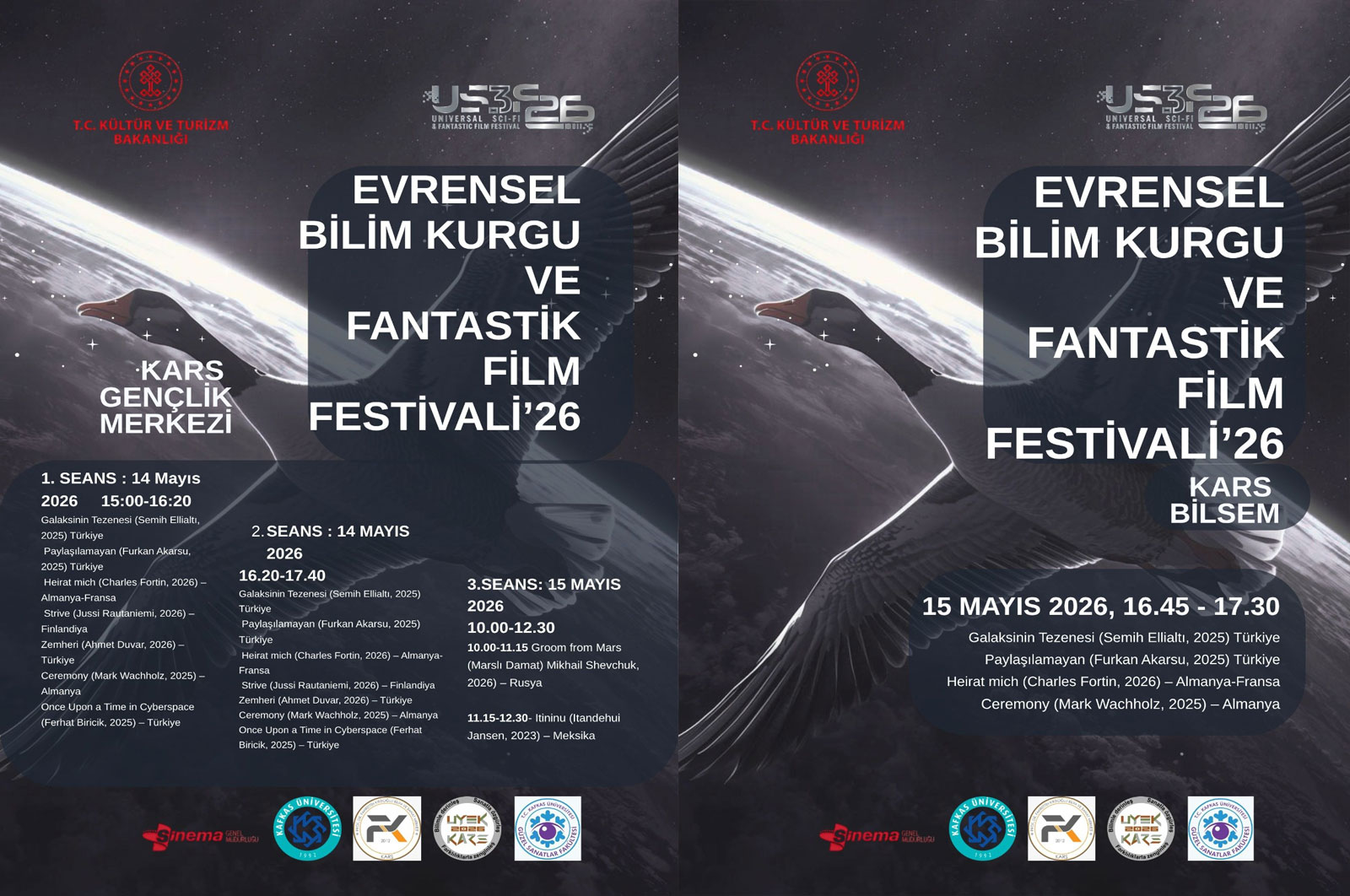 KAÜ’de 5. Evrensel Bilim Kurgu ve Fantastik Film Festivali başladı