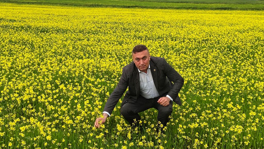 Özcan Müçük’ten üreticiye destek ziyareti