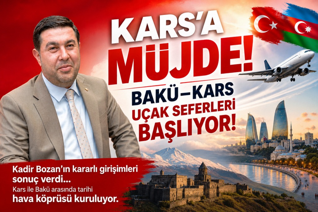 Başkan Bozan: Bakü - Kars uçak seferleri başlıyor