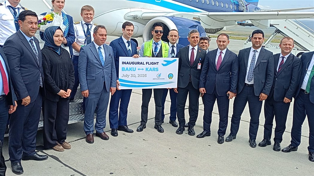 Azerbaycan ile Kars arasında uçak seferleri başladı