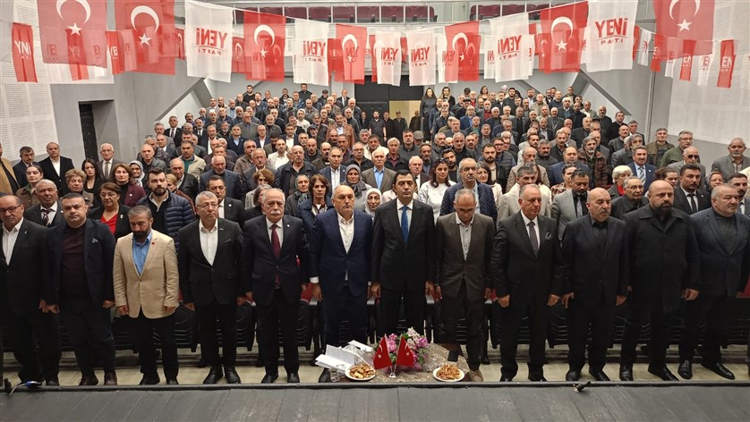 Yeni Parti Kars İl Örgütünde 1. Olağan Kongre heyecanı yaşandı