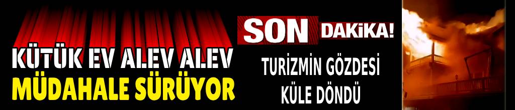 Kış Turizminin Gözdesi Kütük Ev Küle Döndü!