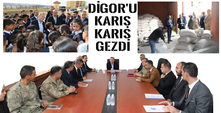 Vali/Belediye Başkan Vekili Ziya Polat Digor'u Ziyaret Etti