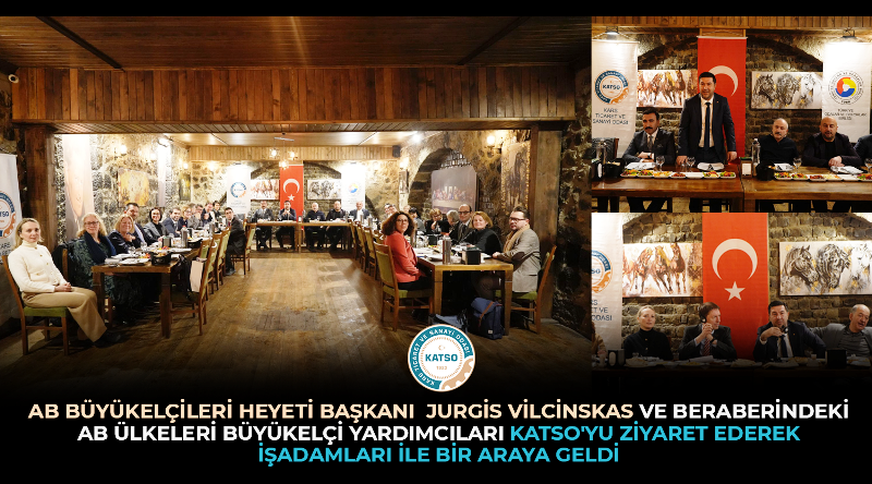 AB büyükelçi yardımcıları KATSO’yu ziyaret etti