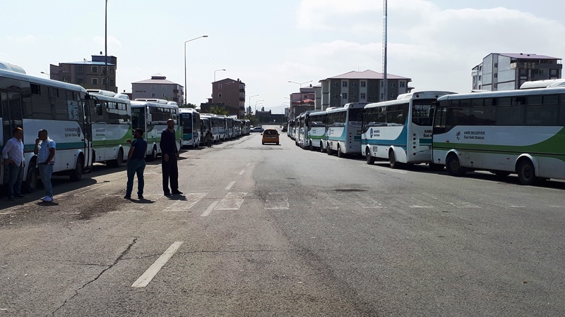 Kars'ta dolmuş ücreti 20 lira oldu