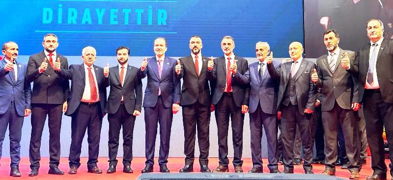 KARS BELEDİYE BAŞKAN ADAYI UĞUR ŞEN FATİH ERBAKAN’IN SAĞ YANINDA..!