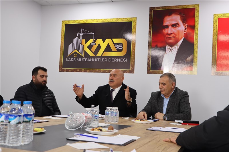 Dindar Gültekin, “Kars’ta inşaat sektörünü cazibeli hale getireceğiz”