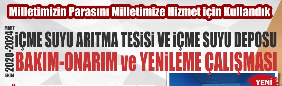 Şehre 16 saat su veriyoruz