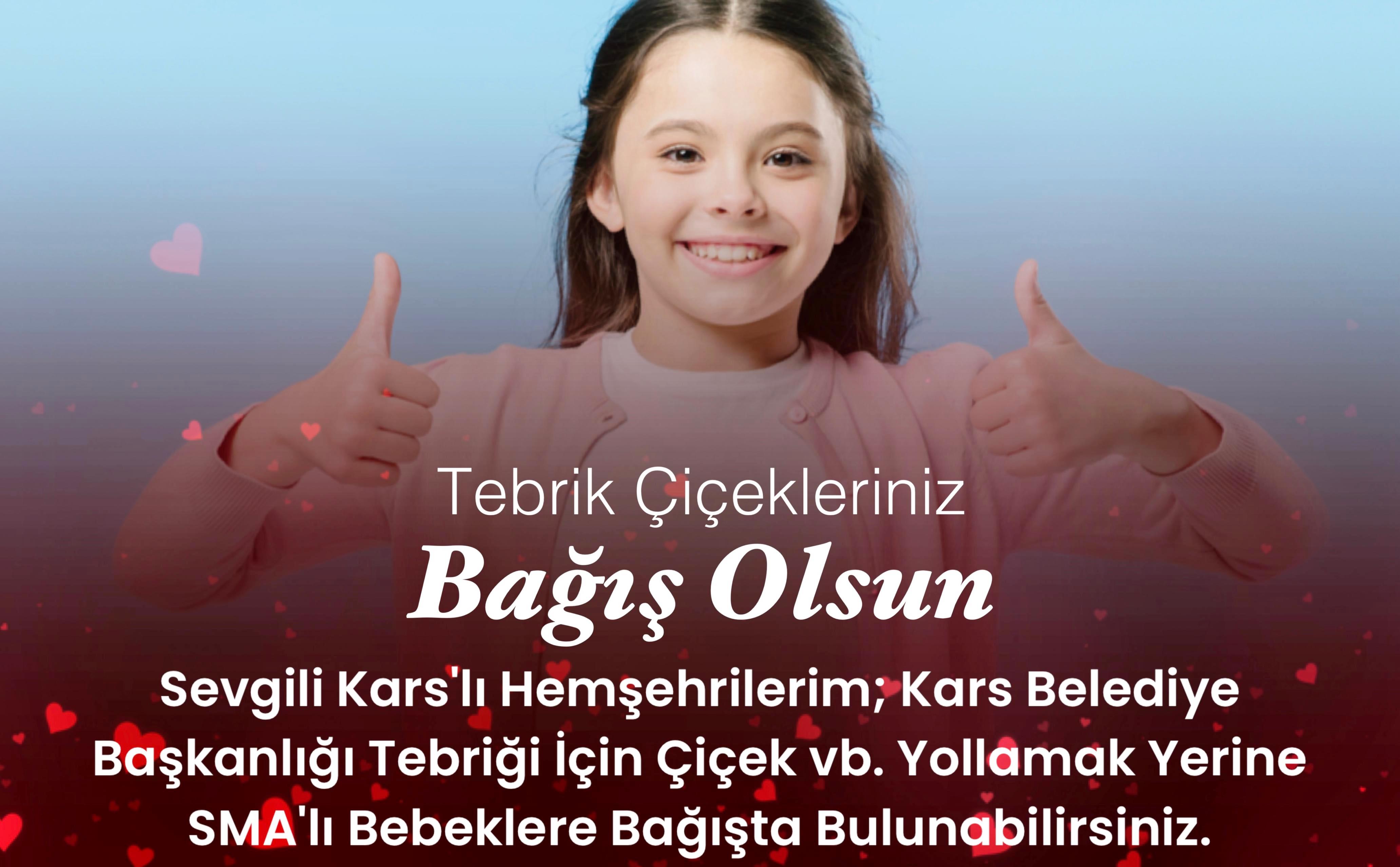 Başkan Senger, “Çiçek göndermeyin, SMA hastalarına bağış yapın!