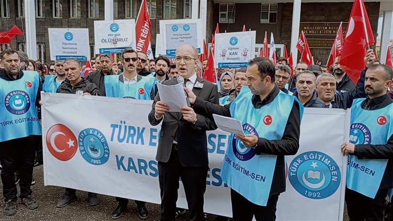 Türk Eğitim Sen Kars’ta ‘Eğitimde Şiddet Yasası’ talep etti