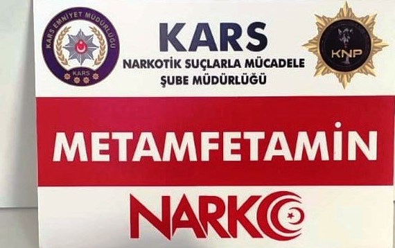 Kars’ta Metamfetamin operasyonu!
