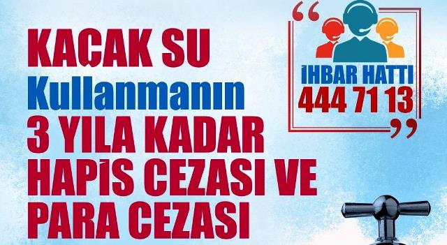Kars Belediyesi’nden kaçak su uyarısı!