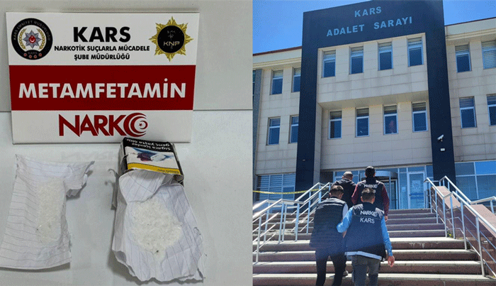 Kars’ta 19,73 gram Metamfetamin ele geçirildi