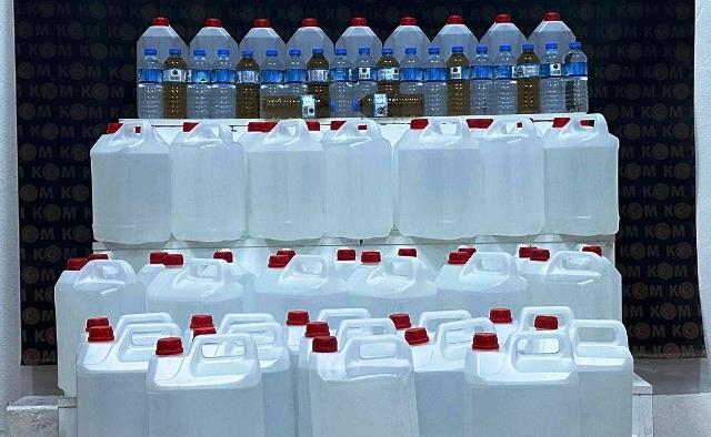 Kars’ta kaçak içki operasyonu yapıldı