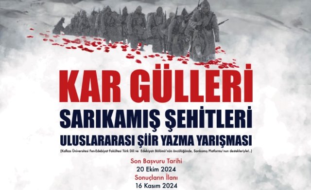 Sarıkamış şehitleri hatırasına şiir yazma yarışması düzenlenecek