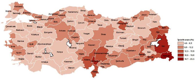 Kars’ta istihdam oranı 52,5 oldu