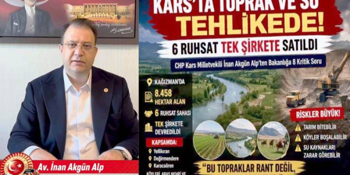 Alp: Kars’ta 84.500 dönüm maden alanı kimlere satıldı?