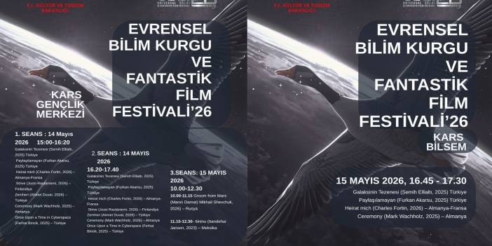 KAÜ’de 5. Evrensel Bilim Kurgu ve Fantastik Film Festivali başladı