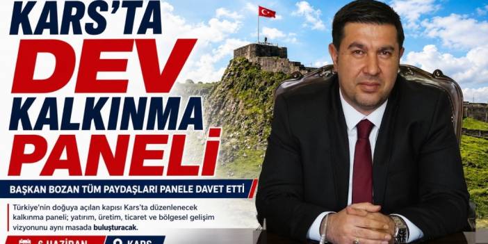 Kars’ta dev kalkınma paneli