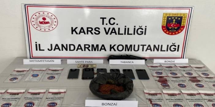 Kars ve Kağızman’da uyuşturucu operasyonu